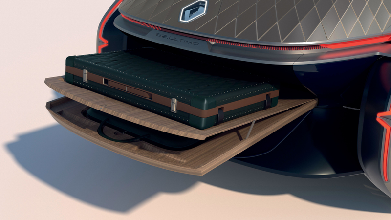 Illustration for article titled Renault's New Luxury Robo-Vehicle Concept Is Gorgeous Vaporware